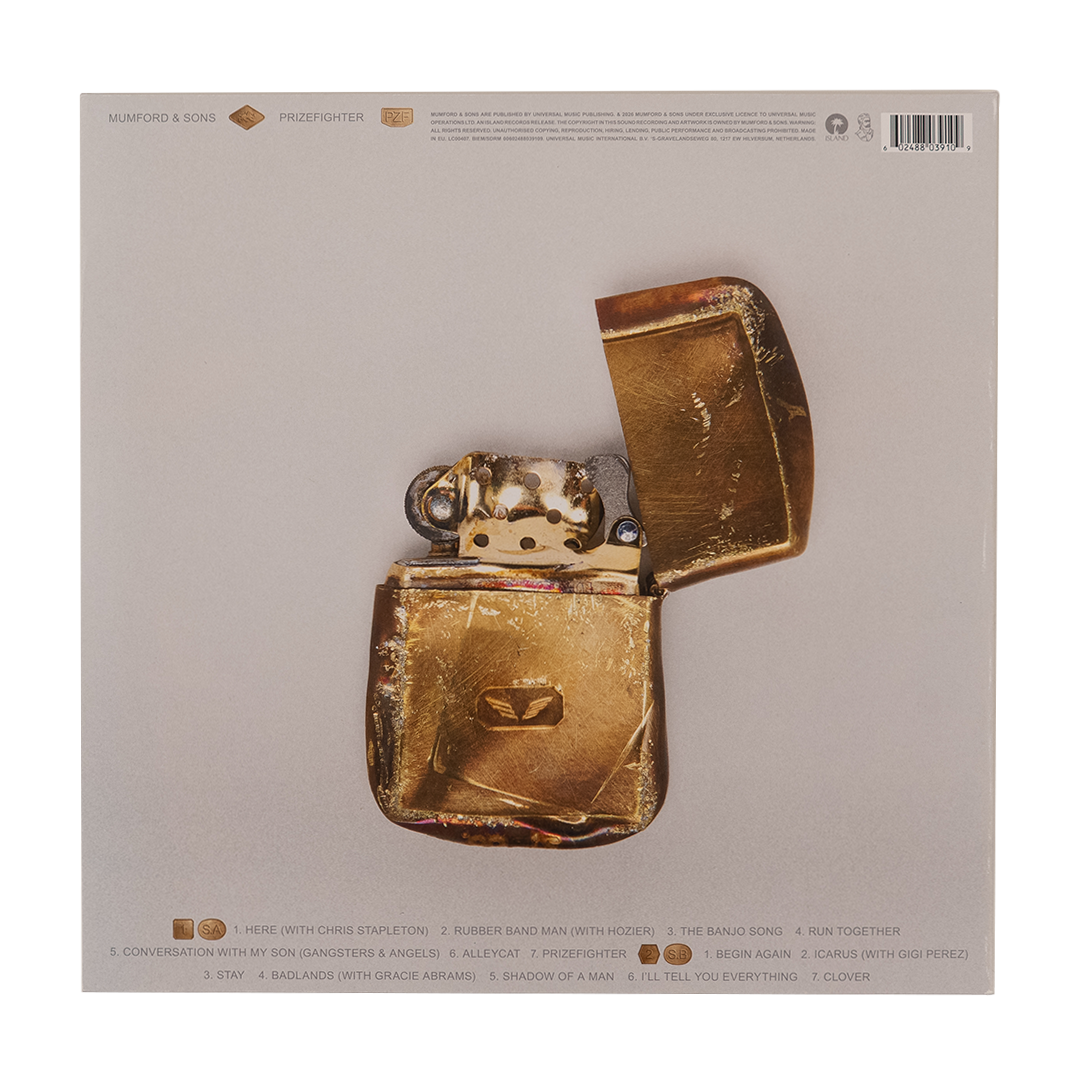 Mumford & Sons Prizefighter 'Clover' Black On Clear Vinyl 434293